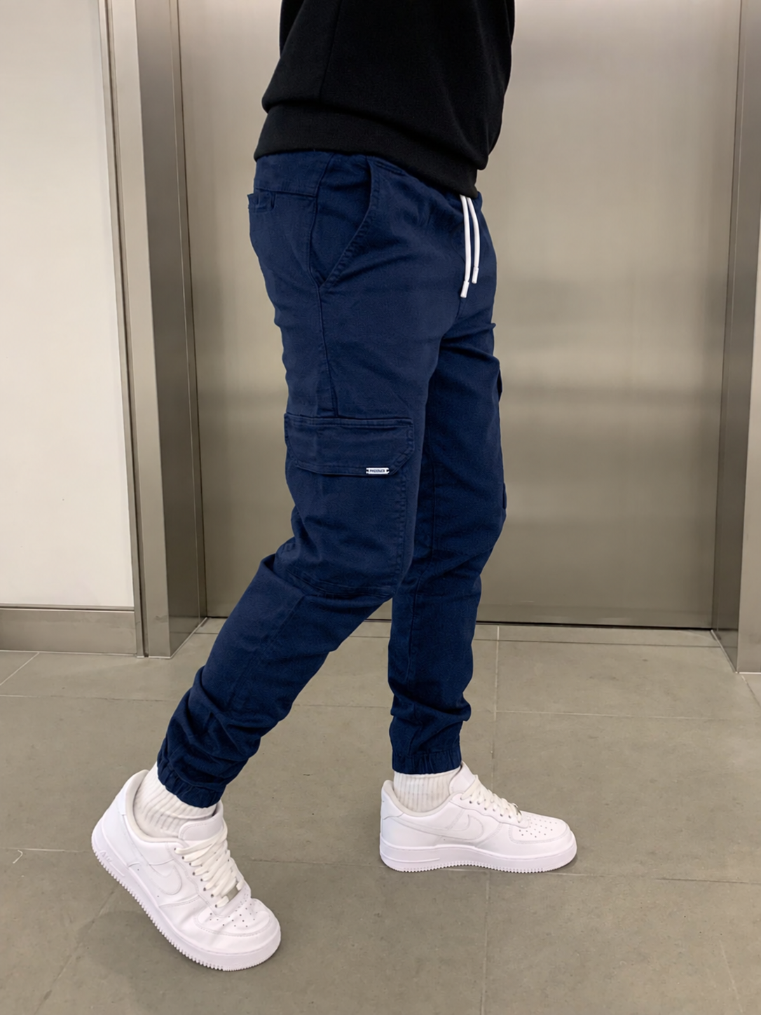 Men's Cargo Trousers Relaxed Fit Multi-Pocket Utility Style Everyday Wear
