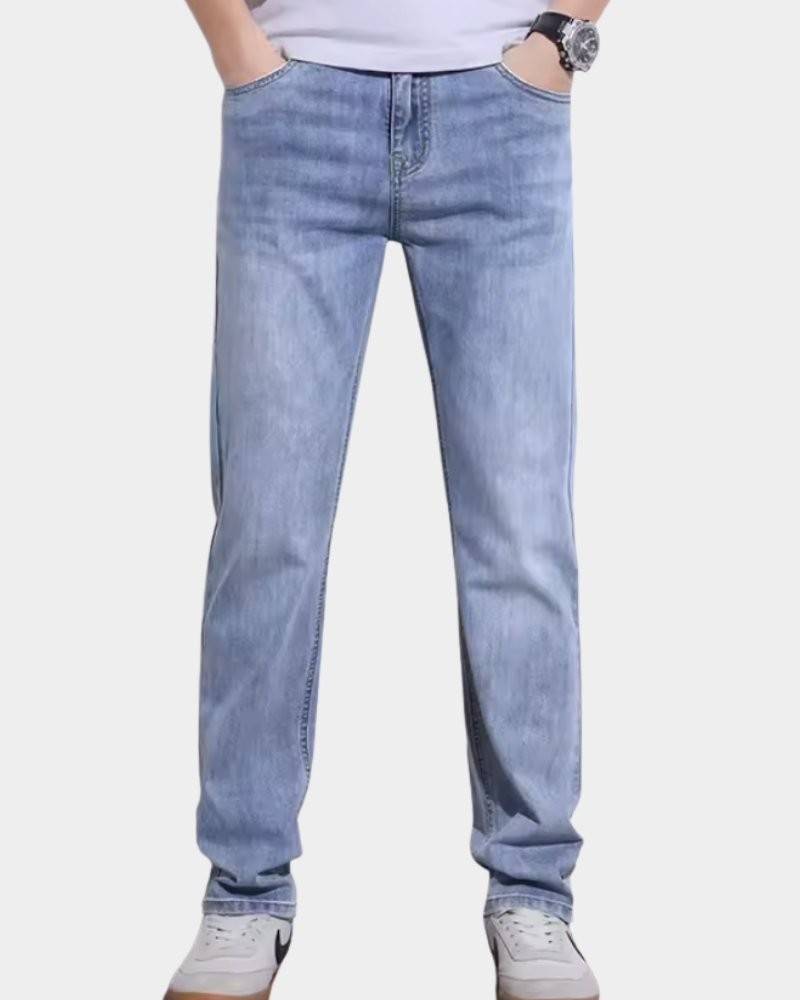 Men's Modern Slim Fit Jeans Tailored Hem Casual Everyday Wear