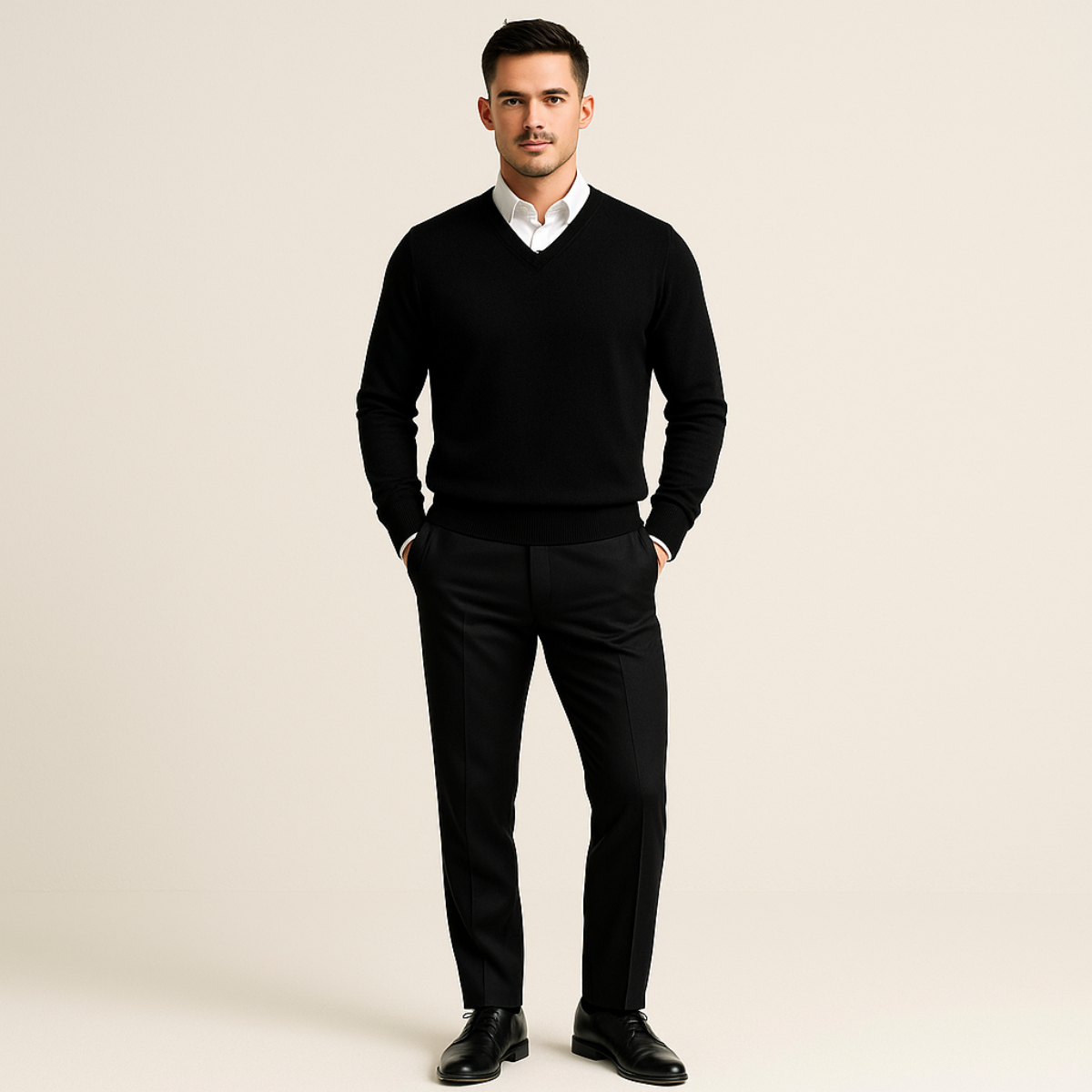 Men's Classic Cashmere Jumper | Elegant