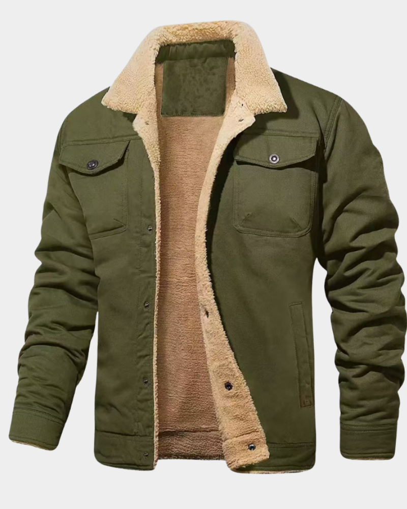 Men's Outdoor Jacket Full-Zip Adjustable Hood Versatile Travel