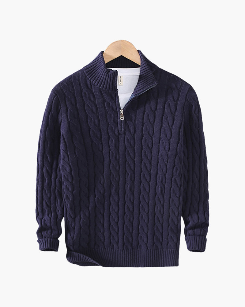 Men's Stylish Half Zip Sweater | Classic