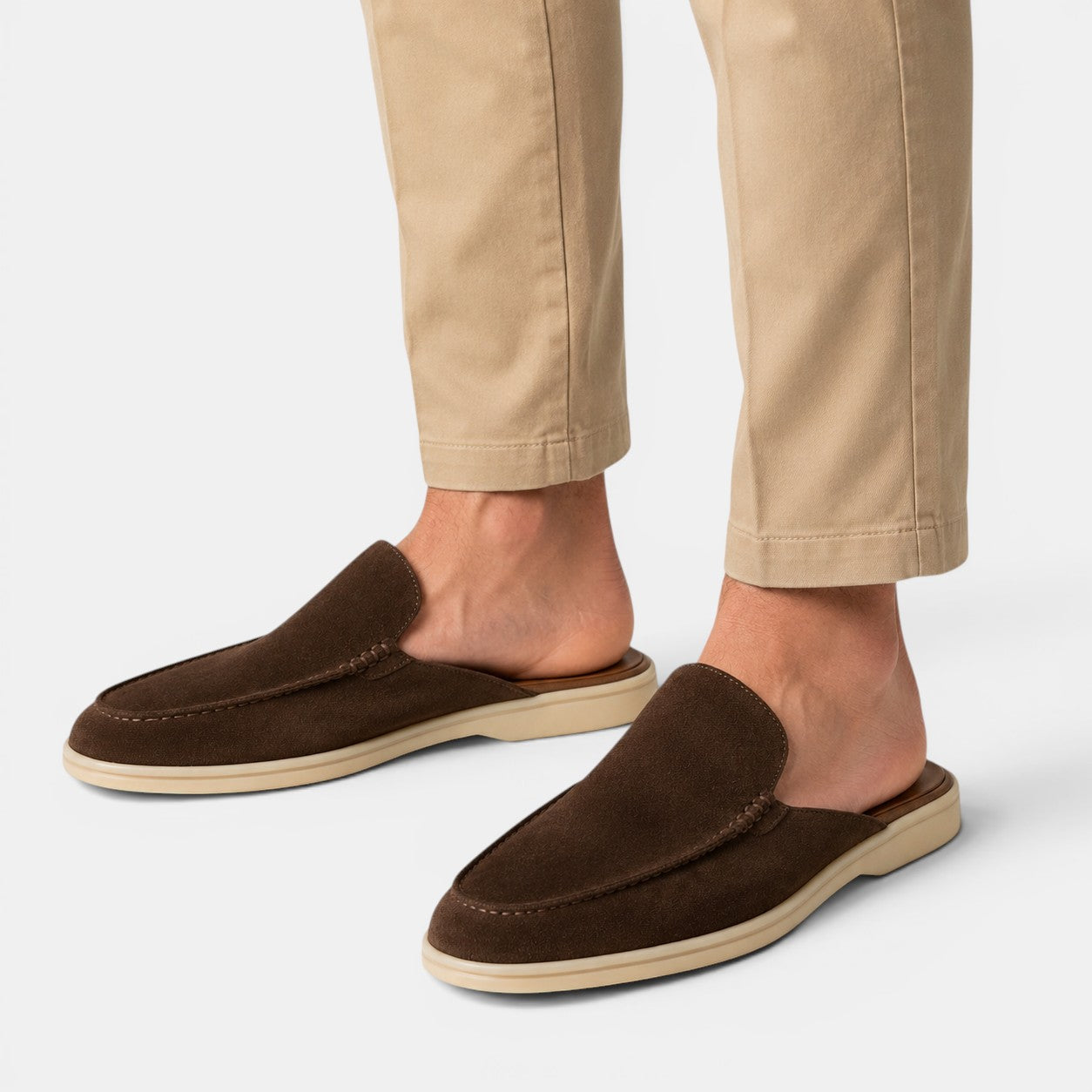 Men's Casual Suede Mules | Stylish