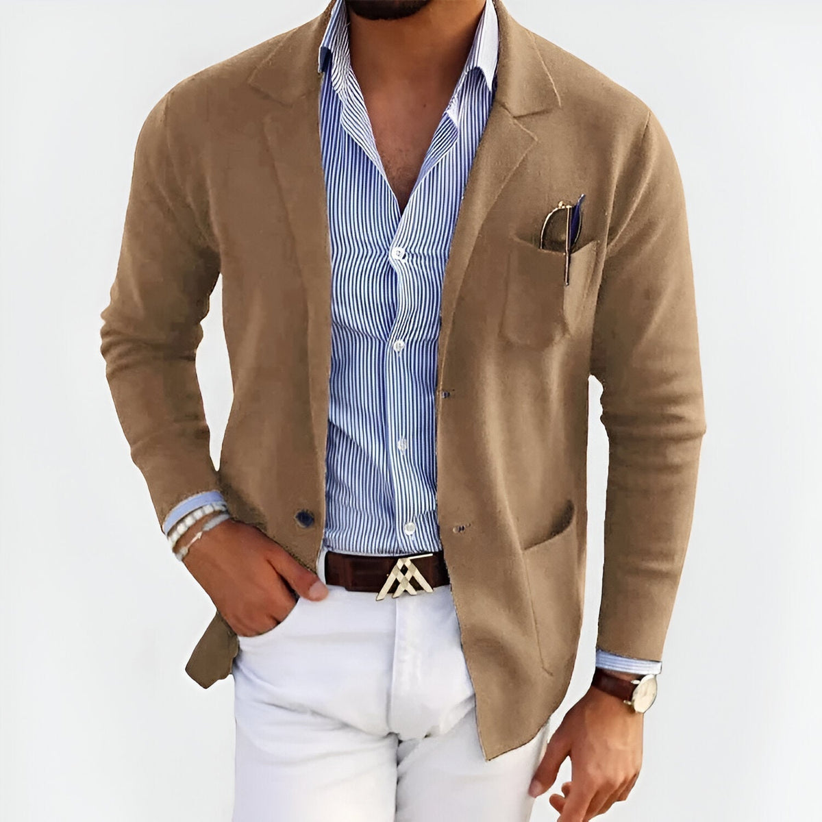 Men's Versatile Jacket Lightweight Minimalist Design Casual Everyday Layering