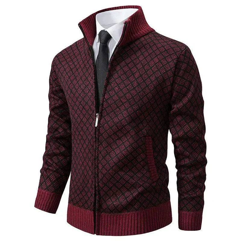 Men's Classic Hybrid Cardigan Long Sleeve Open Front Versatile Layering