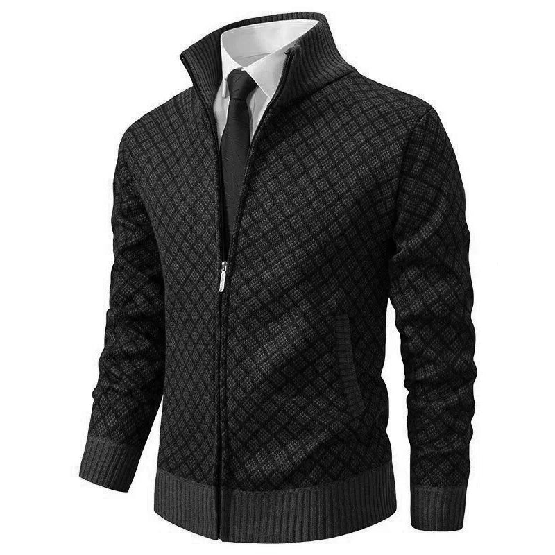 Men's Classic Hybrid Cardigan Long Sleeve Open Front Versatile Layering