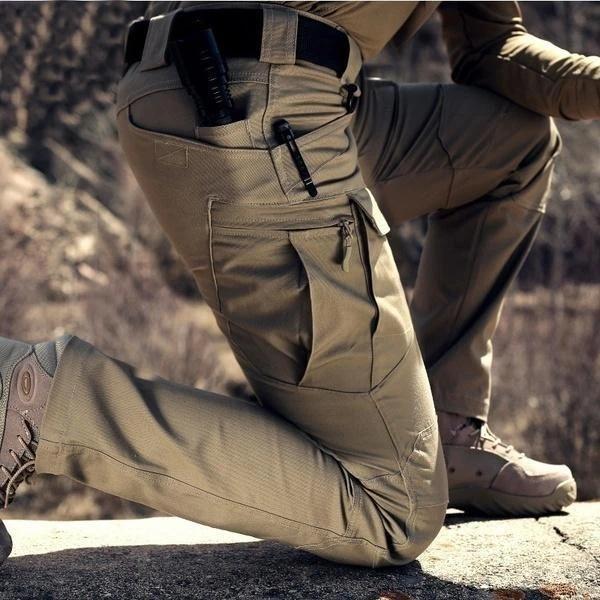 Men's Cargo Trousers Relaxed Fit Utility Pockets Versatile Everyday Wear