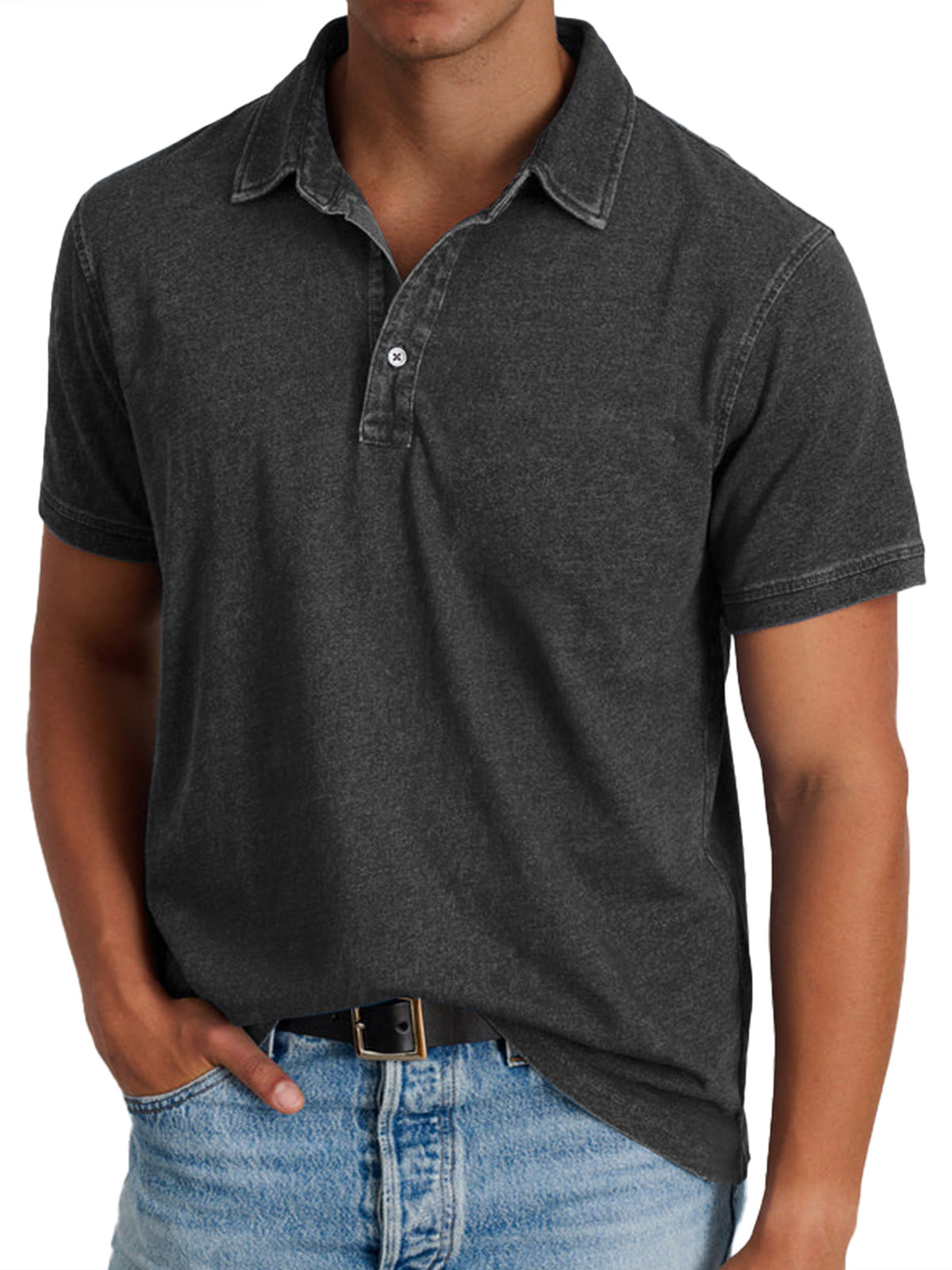 Men's Classic Refined Polo Shirt | Elegant
