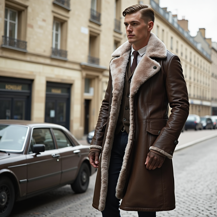 Men's Heritage Coat Lined Warm Stylish Casual Winter Outerwear