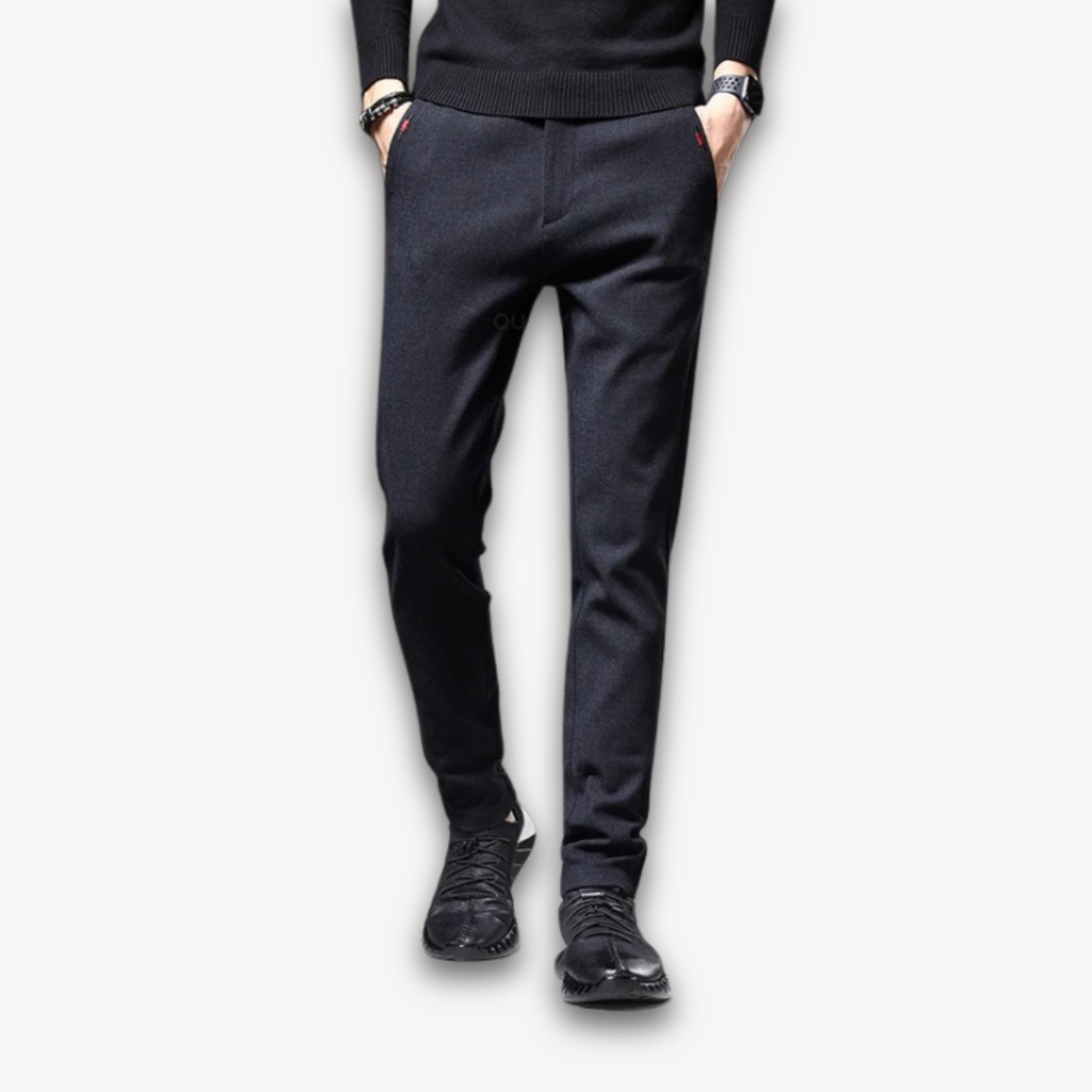 Men's Slim Fit Formal Work Trousers