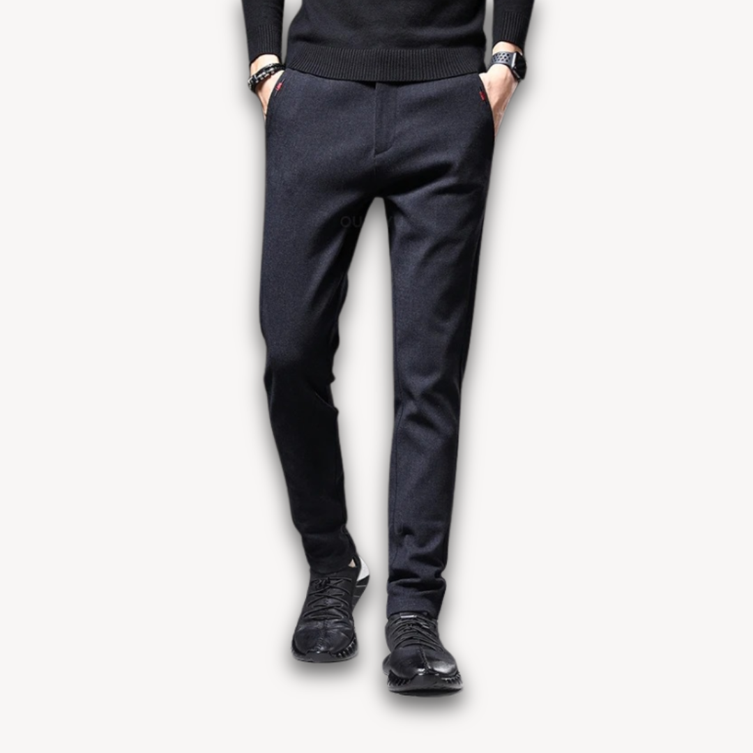 Men's Slim Fit Formal Work Trousers