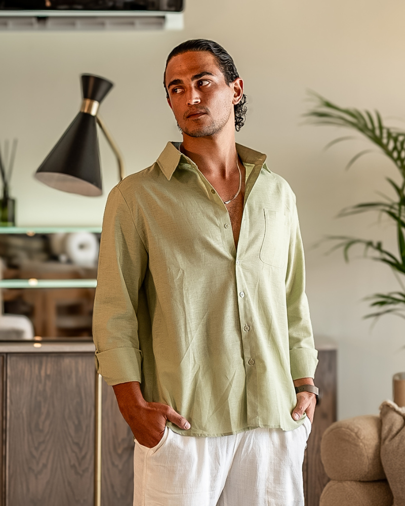 Men's Casual Button-Up Shirt | Classic