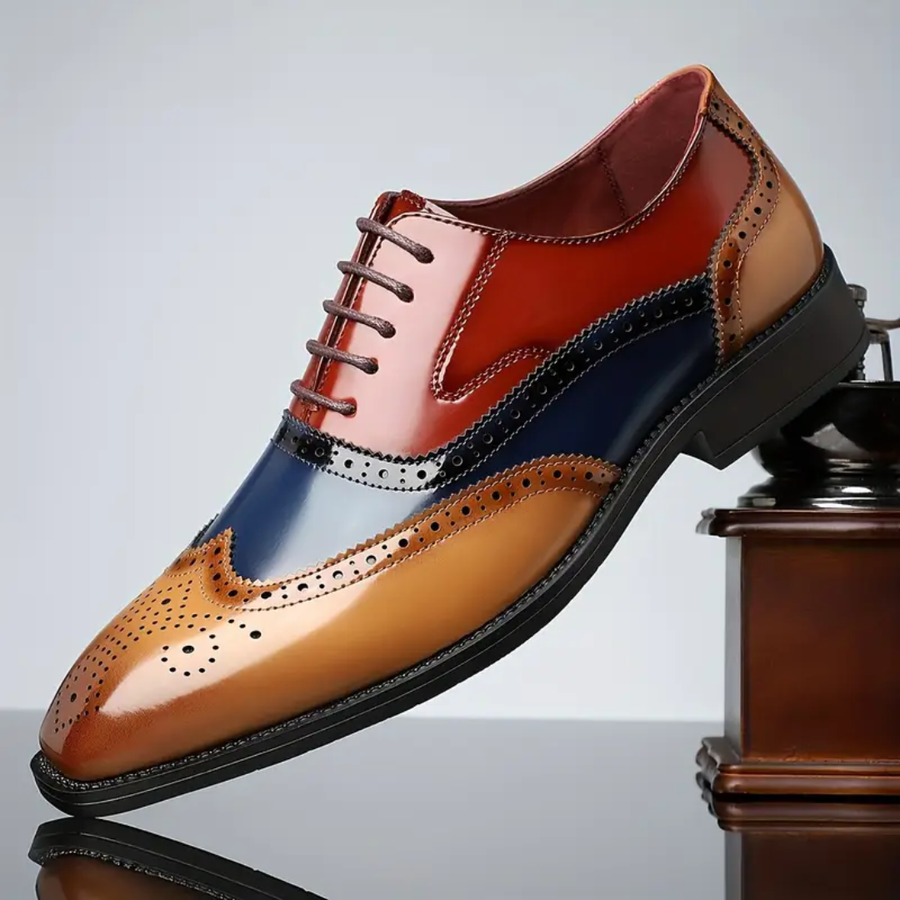 Men's Wingtip Brogue Shoes Classic Design Formal Style Timeless Occasions
