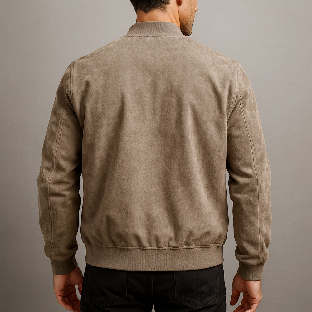 Men's Modern Minimalist Zip Jacket | Sleek