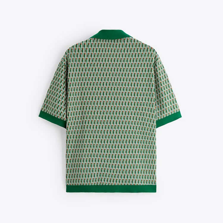 Men's Printed Shirt and Shorts Set