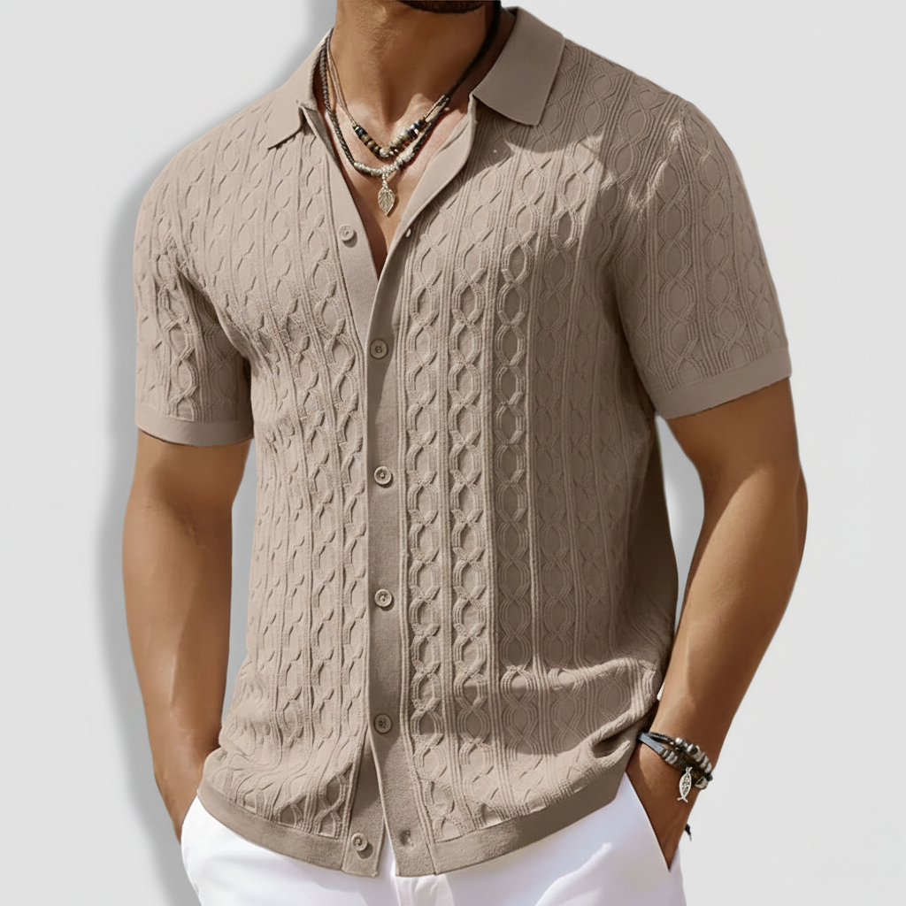 Men's Classic Knit Polo Shirt | Short Sleeve