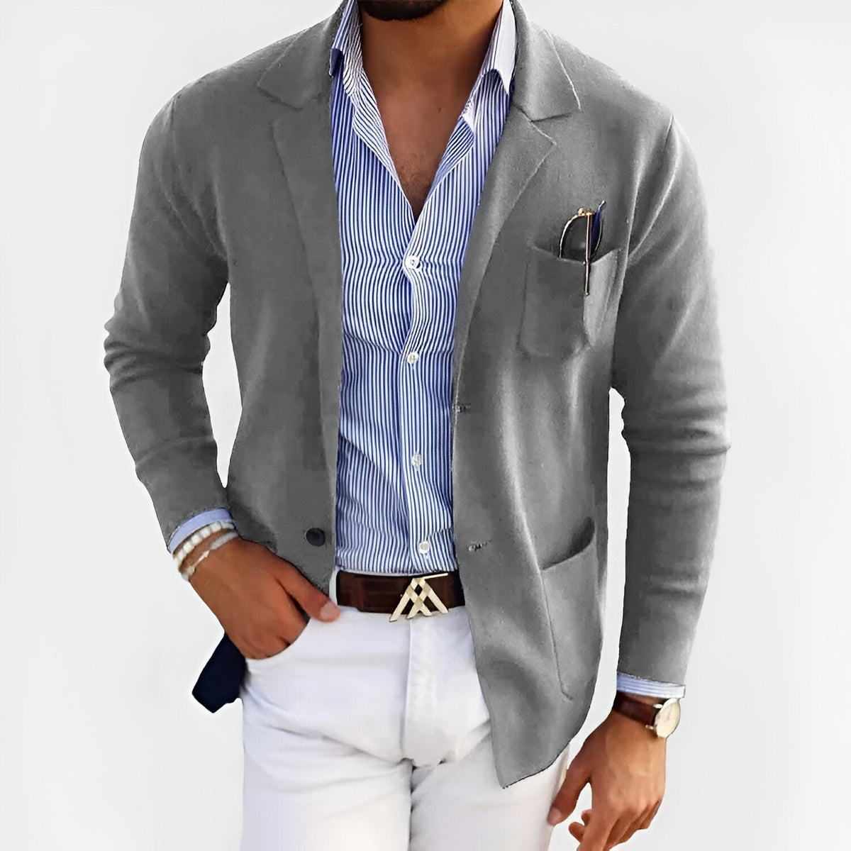 Men's Versatile Jacket Lightweight Minimalist Design Casual Everyday Layering