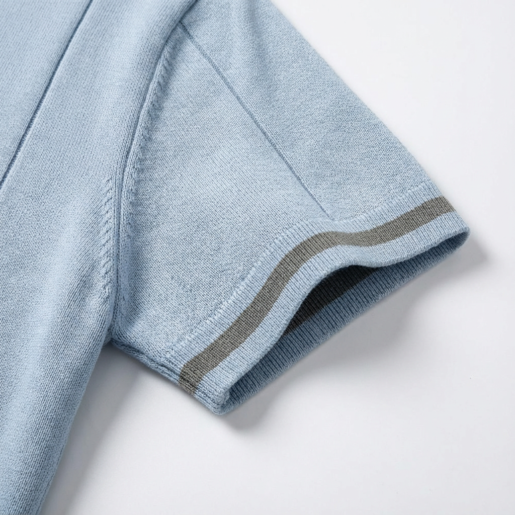 Men's Stylish Quarter-Zip Polo | Casual