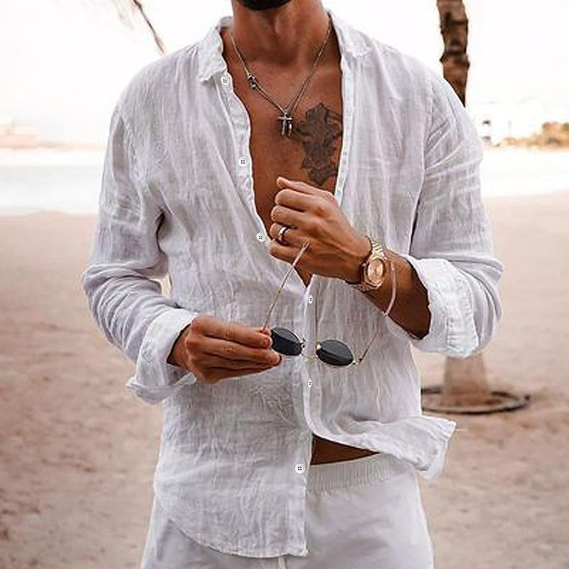 Men's Casual Summer Shirt | Long Sleeve