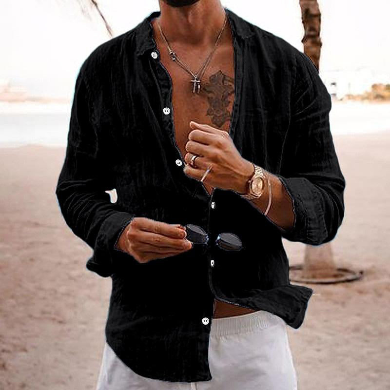 Men's Casual Summer Shirt | Long Sleeve