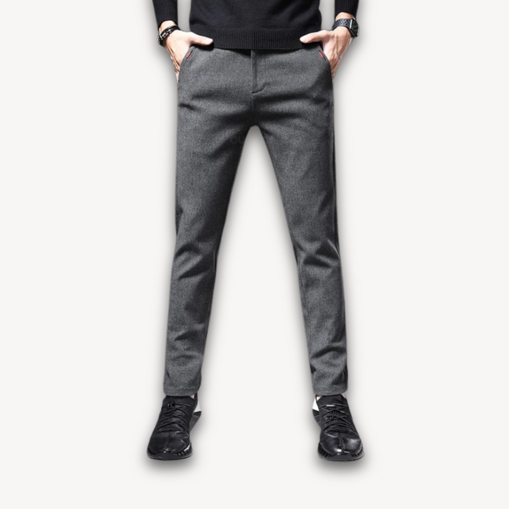 Men's Slim Fit Formal Work Trousers