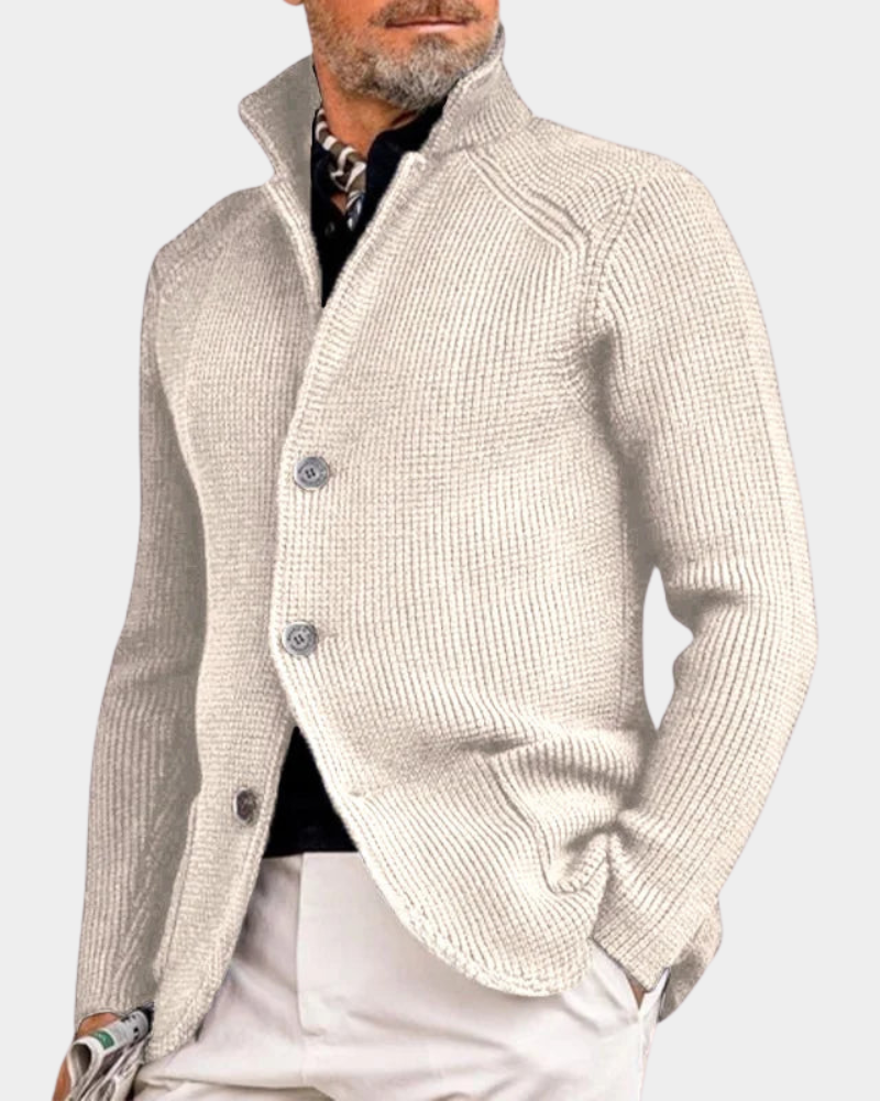 Men's Casual Overcoat Relaxed Fit Long Sleeve Lapel Closure Everyday Style