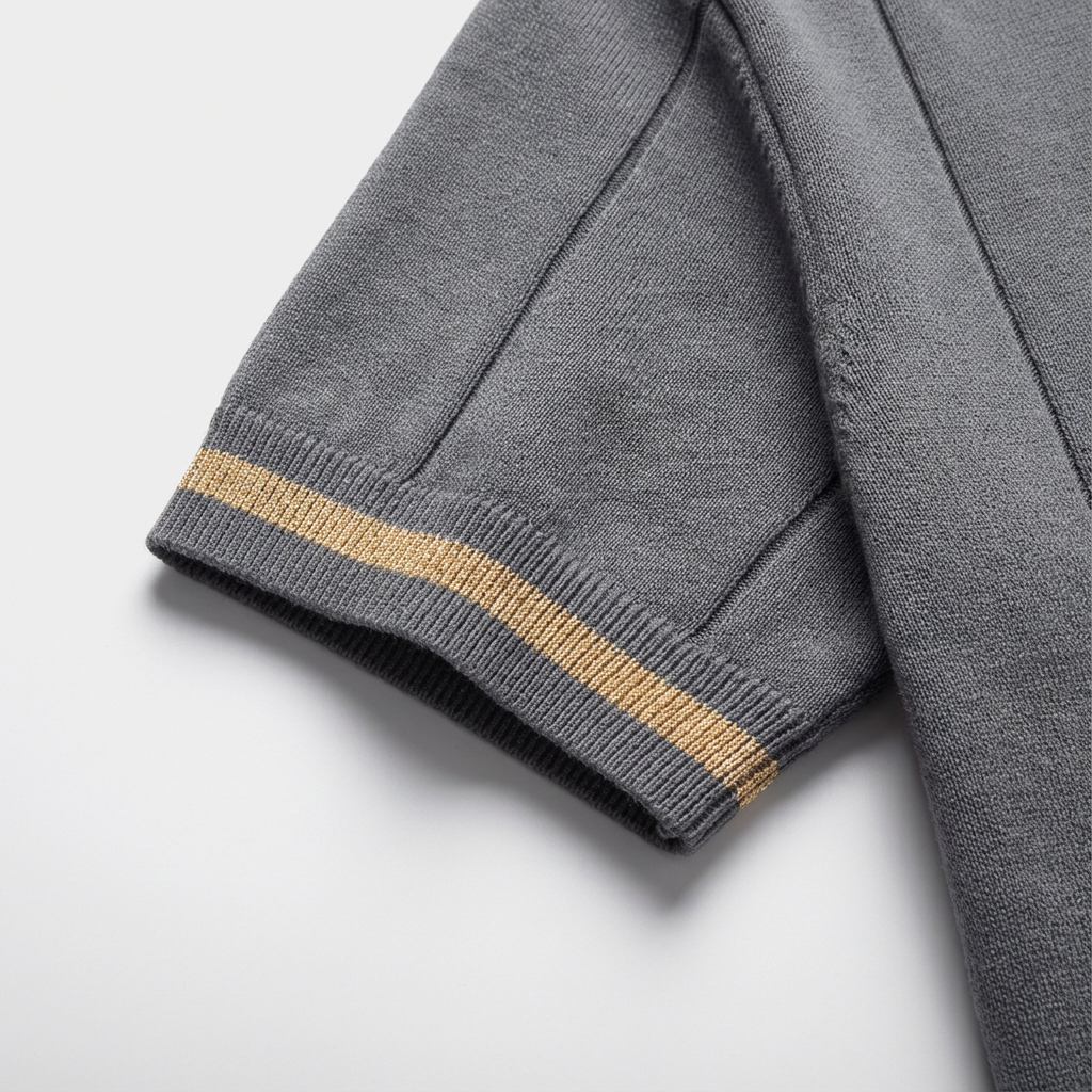 Men's Stylish Quarter-Zip Polo | Casual