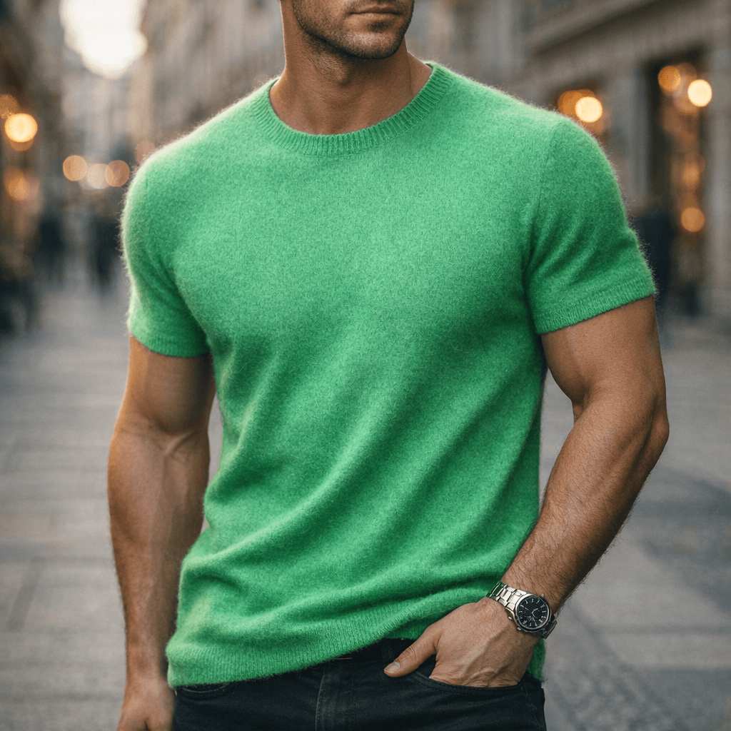 Men's Casual Cashmere Tee | Classic
