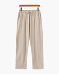 Men's Wide-Leg Trousers High-Waisted Chic Casual Everyday Summer