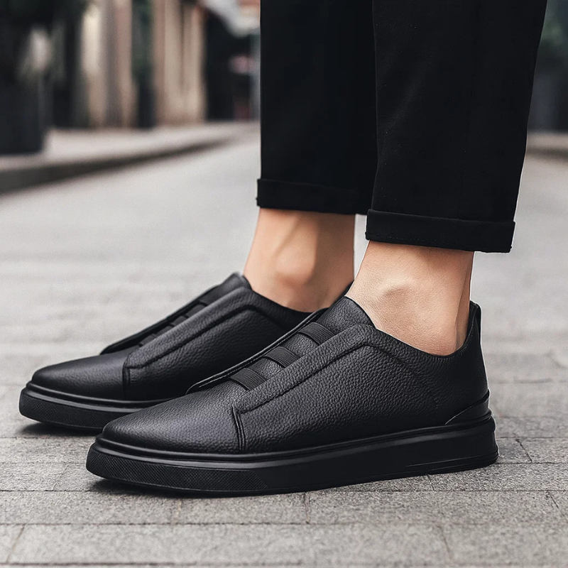 Men’s Slip-On Trainers with Strap Feature