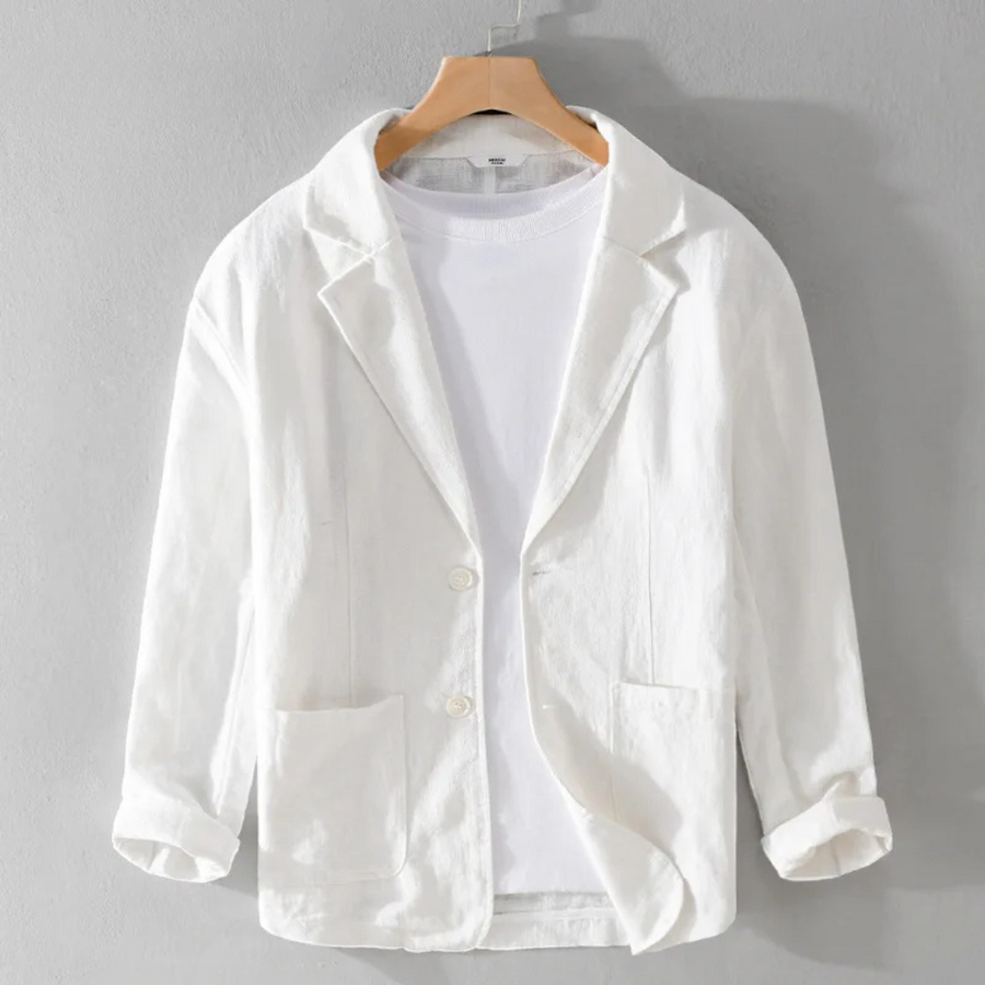 Men's Casual Blazer Single-Breasted Slim Fit Tailored Smart-Casual Office Business Formal Everyday Modern Wexford