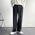 Men's Fitted Trousers Tailored Style Smart-Casual Office Wear