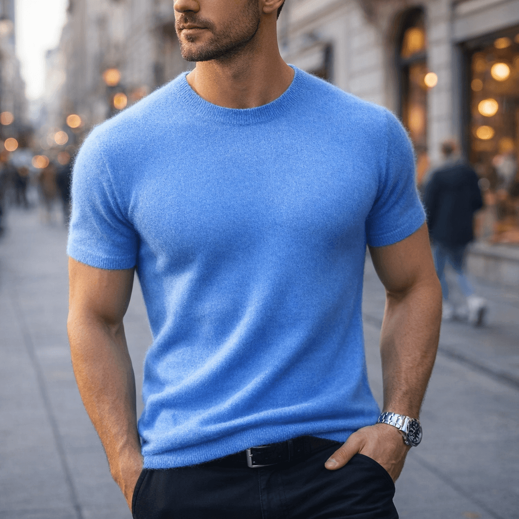 Men's Casual Cashmere Tee | Classic