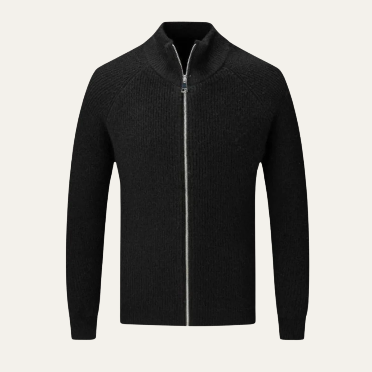 Men's Stylish Merino Wool Cardigan | Zip-Up