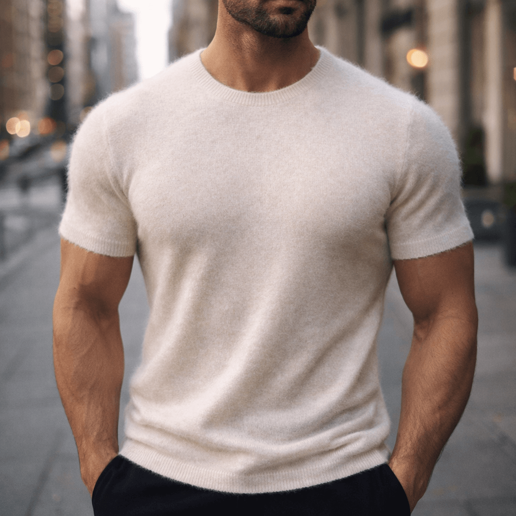 Men's Casual Cashmere Tee | Classic