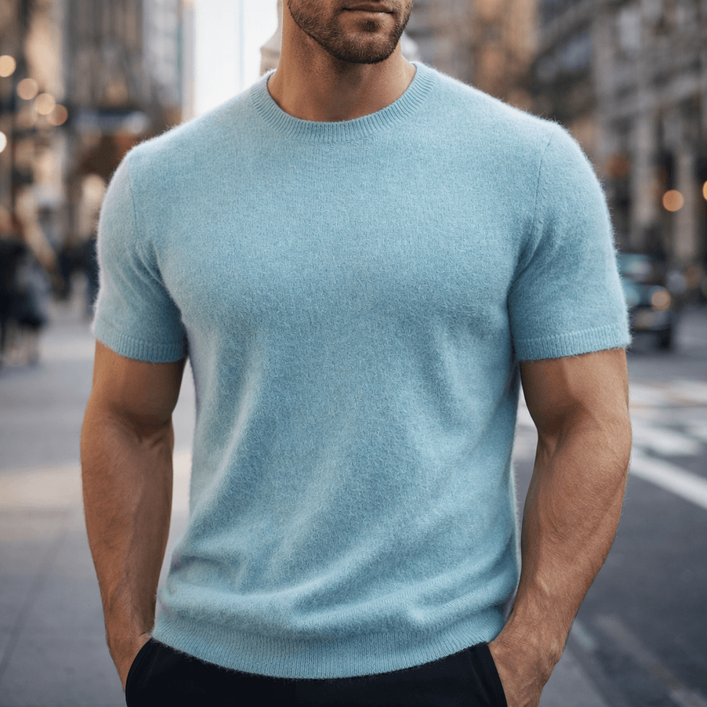 Men's Casual Cashmere Tee | Classic