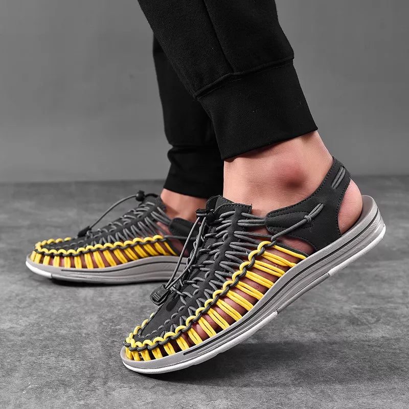 Men's Handwoven Summer Shoes | Casual Stylish Summer Footwear