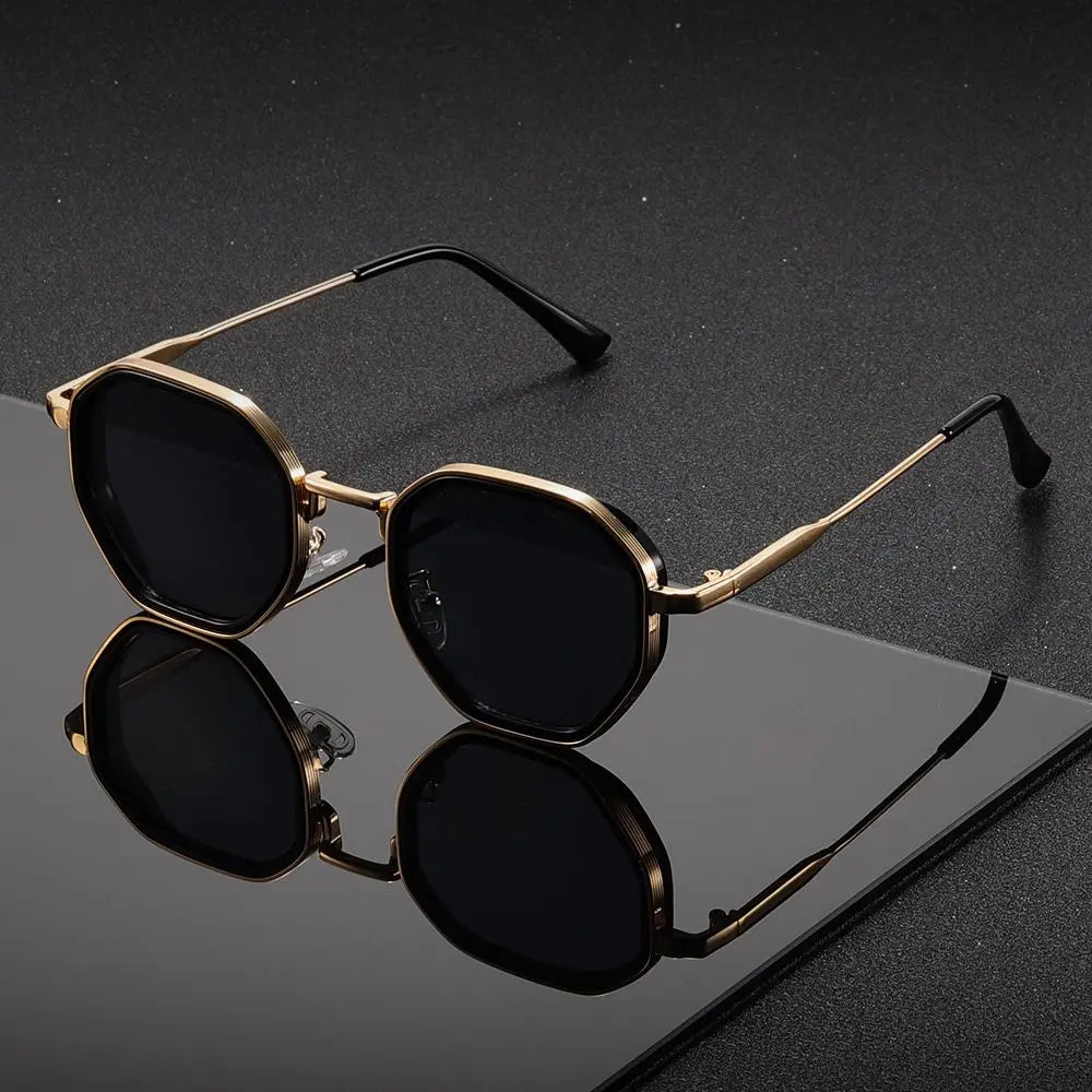 Men's Geometric Sunglasses | Metal Frame