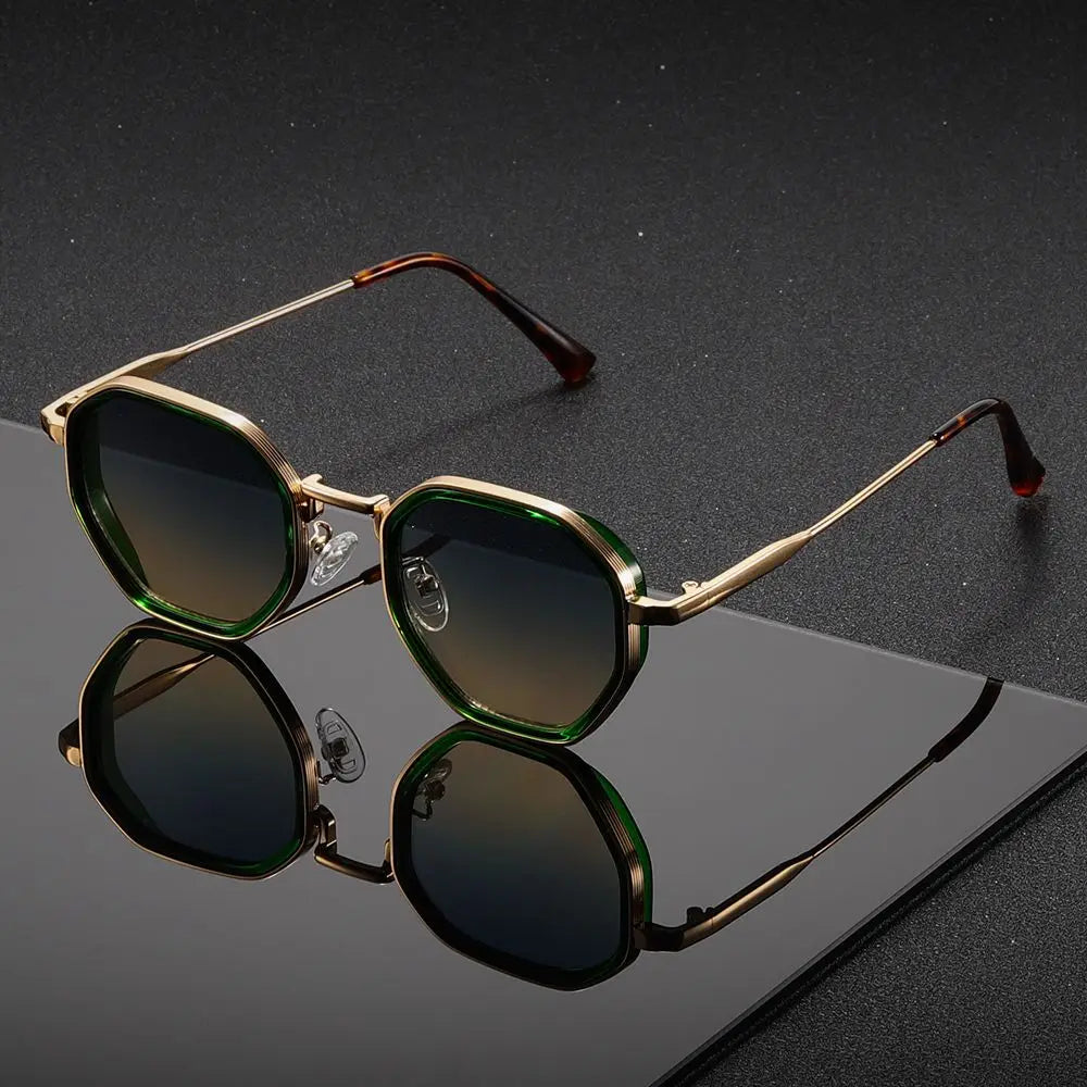 Men's Geometric Sunglasses | Metal Frame