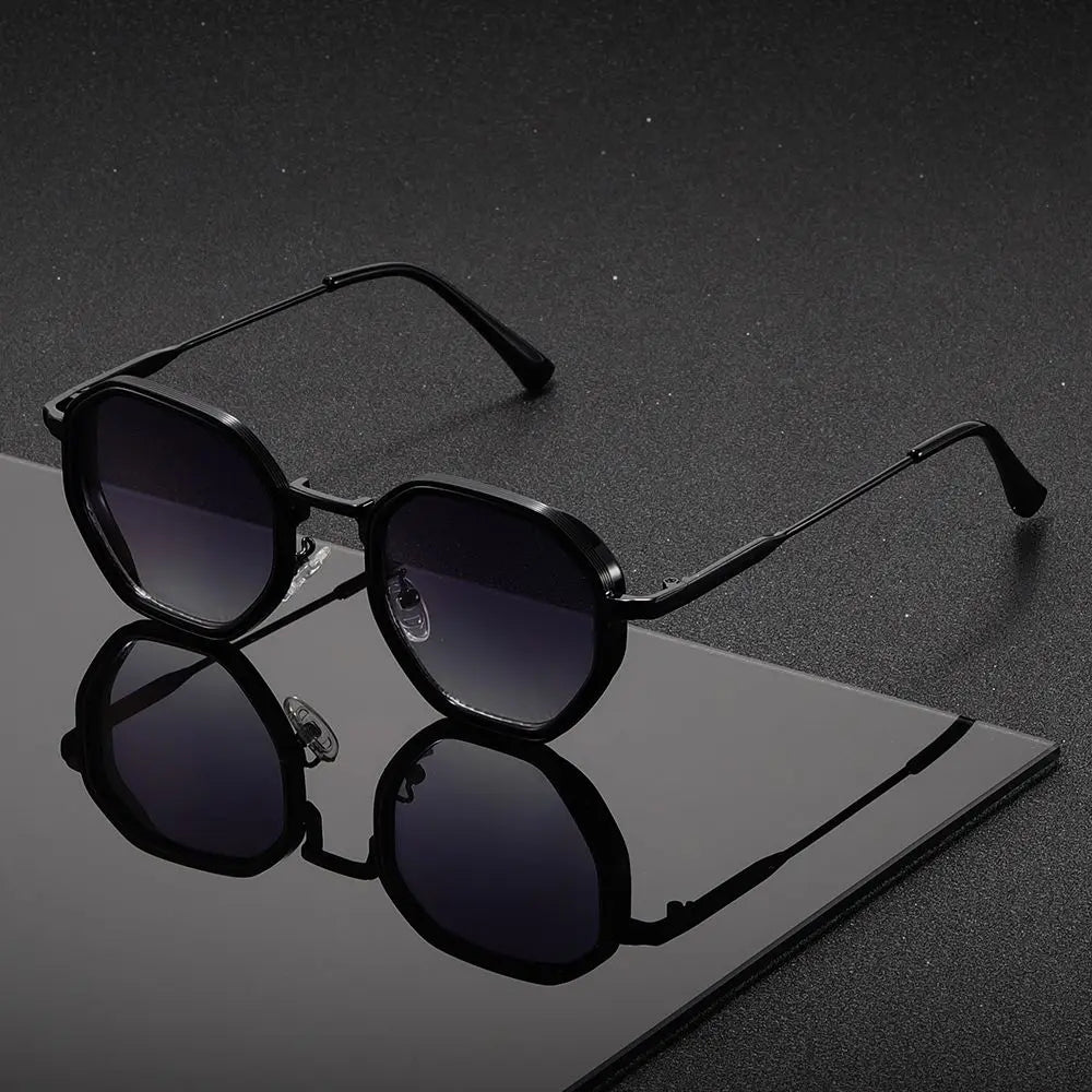 Men's Geometric Sunglasses | Metal Frame