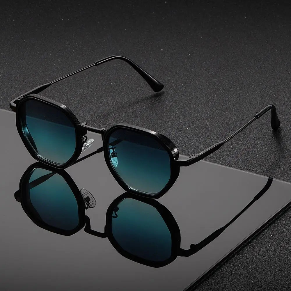 Men's Geometric Sunglasses | Metal Frame