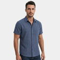 Men’s Button Up Shirt Summer Casual