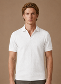 Men's Casual Knit Polo Shirt | Textured Summer Style