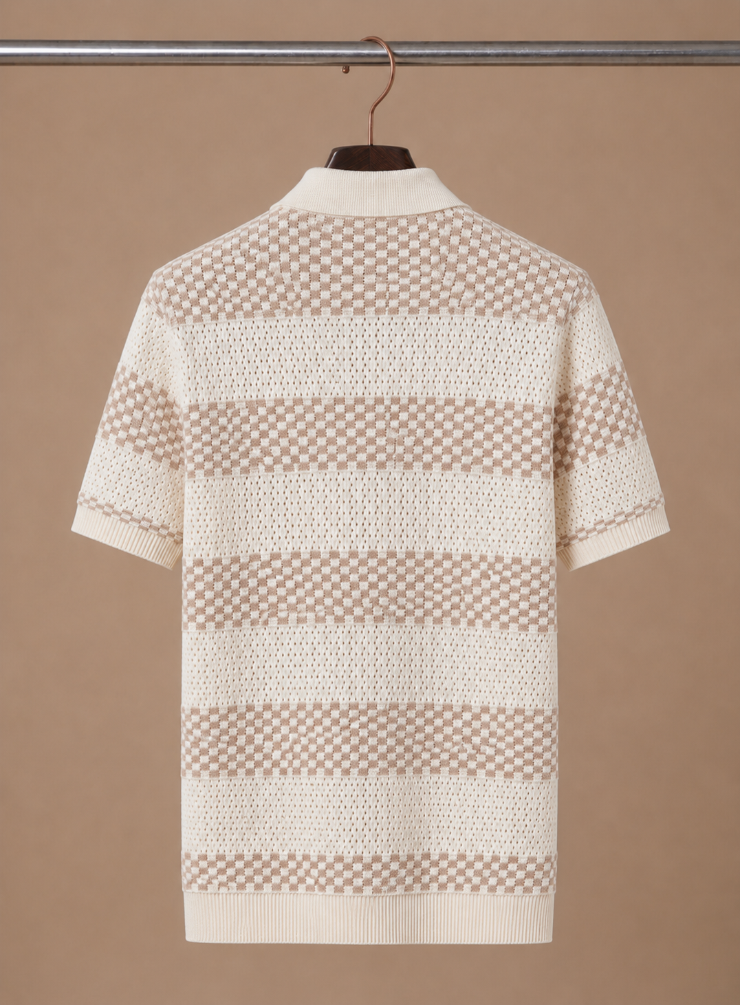 Men's Stylish Striped Polo Shirt | Smart Casual Fit
