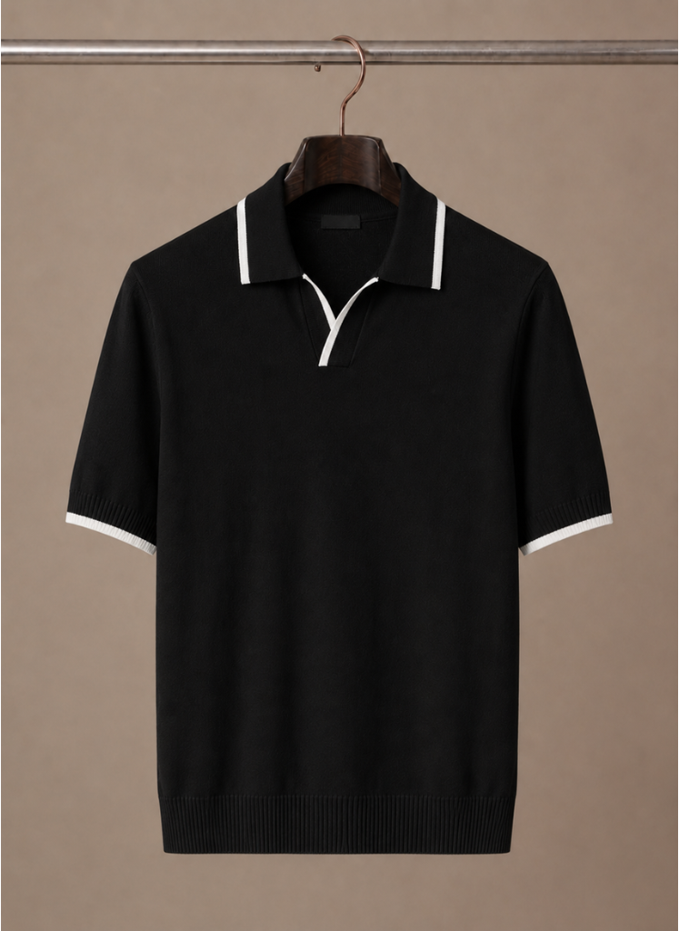 Men's Casual Fit Polo Shirt | Classic Contrast Trim