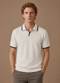 Men's Casual Fit Polo Shirt | Classic Contrast Trim