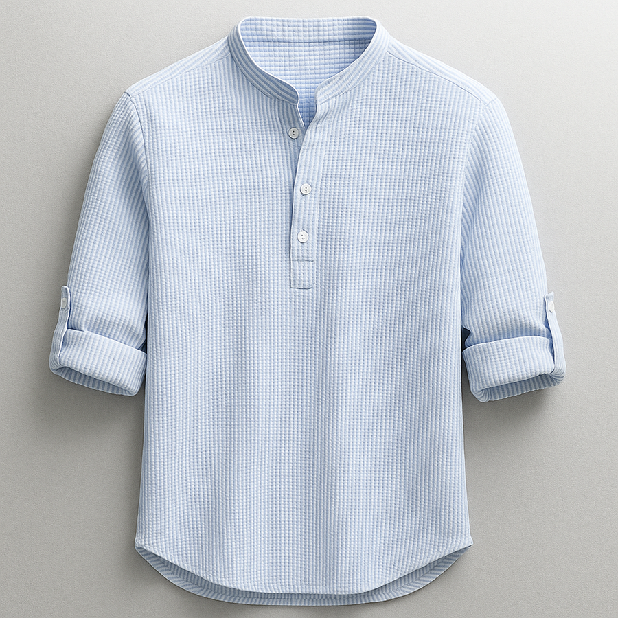 Men's Classic Shirt Button-Up Collared Casual Smart-Casual Office Everyday Relaxed Fit Versatile Timeless Winslow