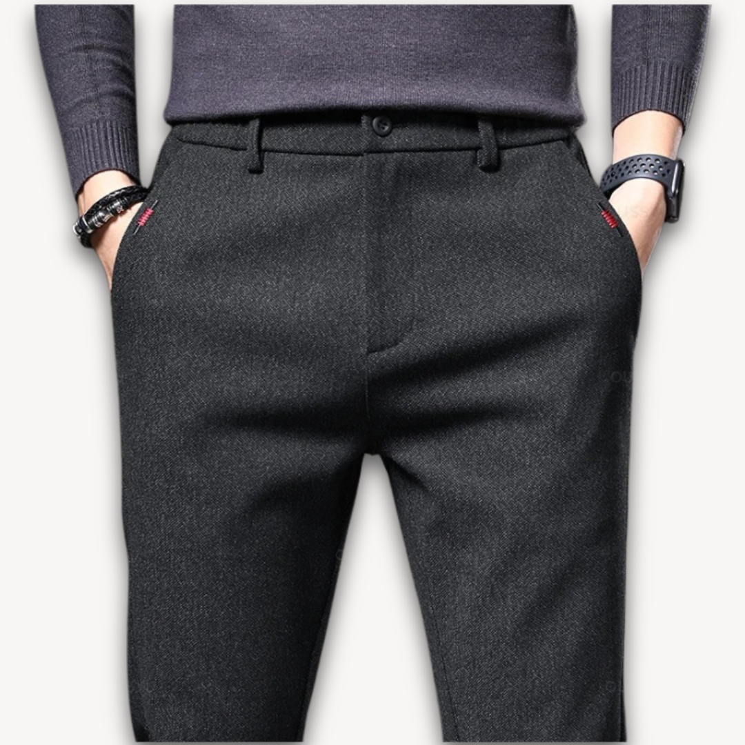 Men's Slim Fit Formal Work Trousers