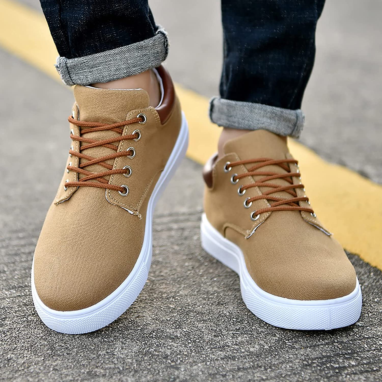 Men’s Casual Trainers with Contrast
