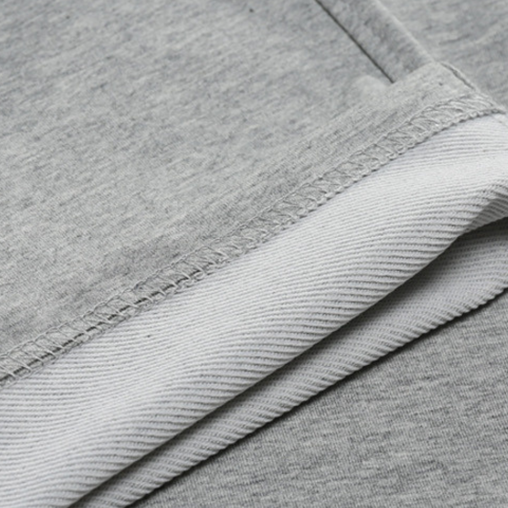 Men's Jogging Pants with Elastic Waist and Straight Leg