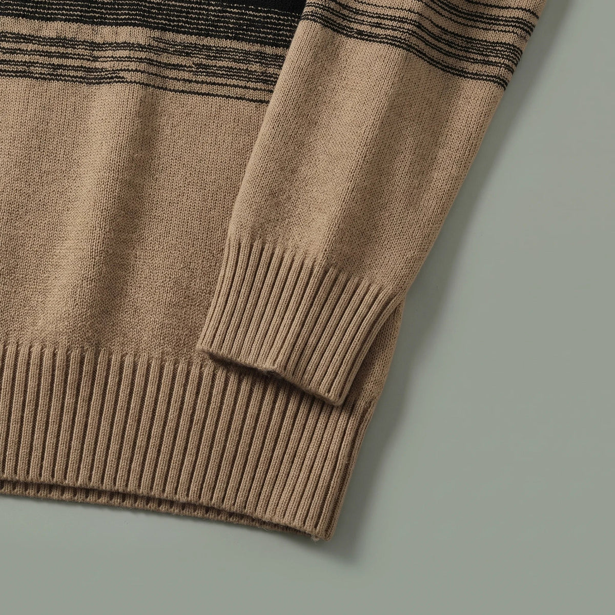 Men's Casual Ombre Sweater Crew Neck Long Sleeve Relaxed Fit Everyday Wear